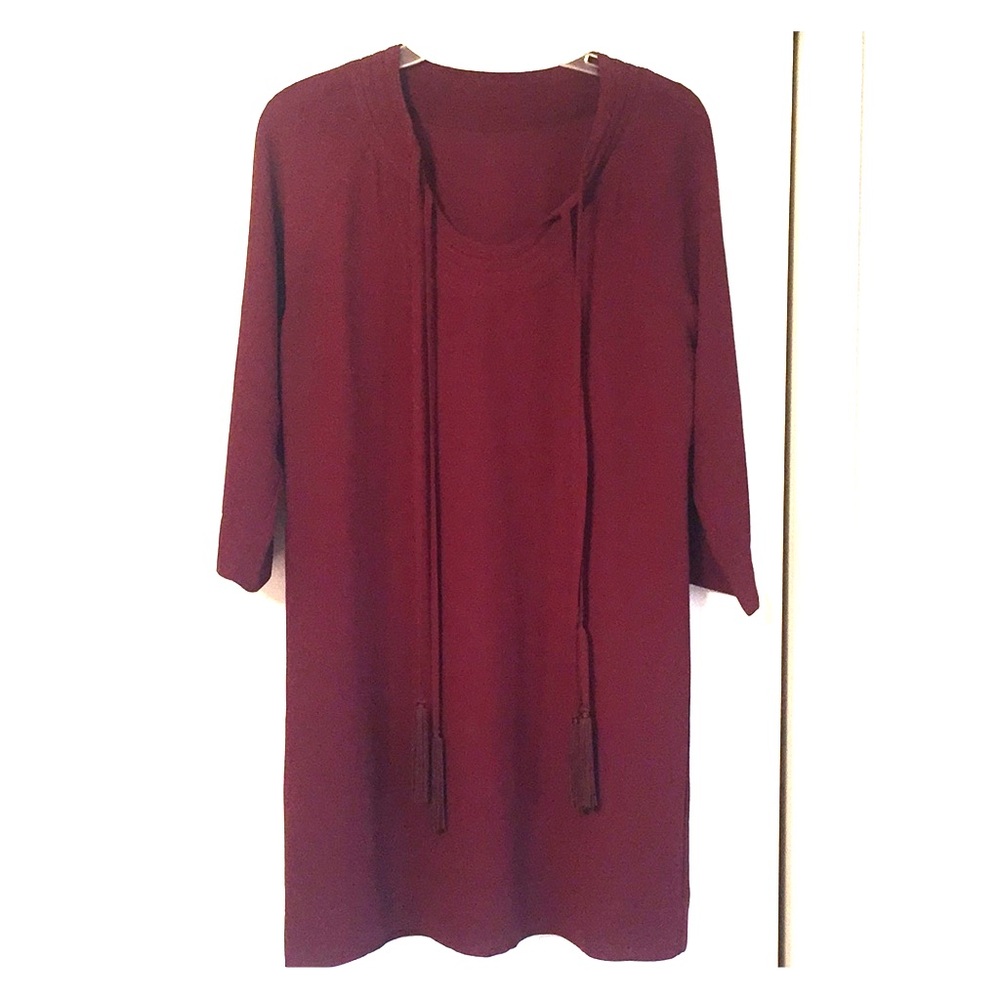 Greylin straight line 3/4 sleeve dress